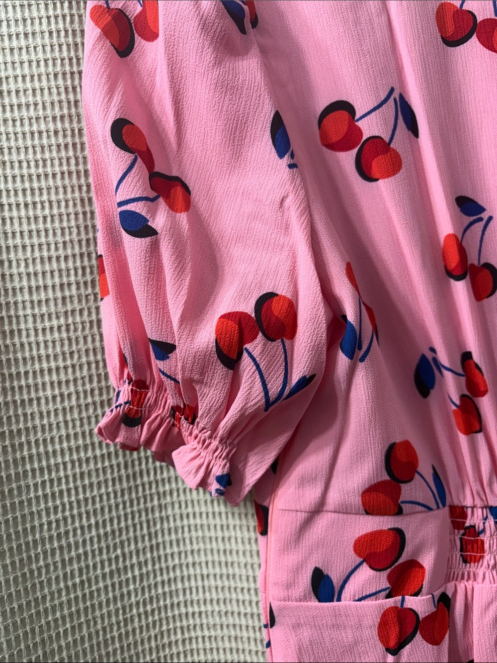 kate spade Pink Dress with Red Accent nwot - Picture 11 of 11